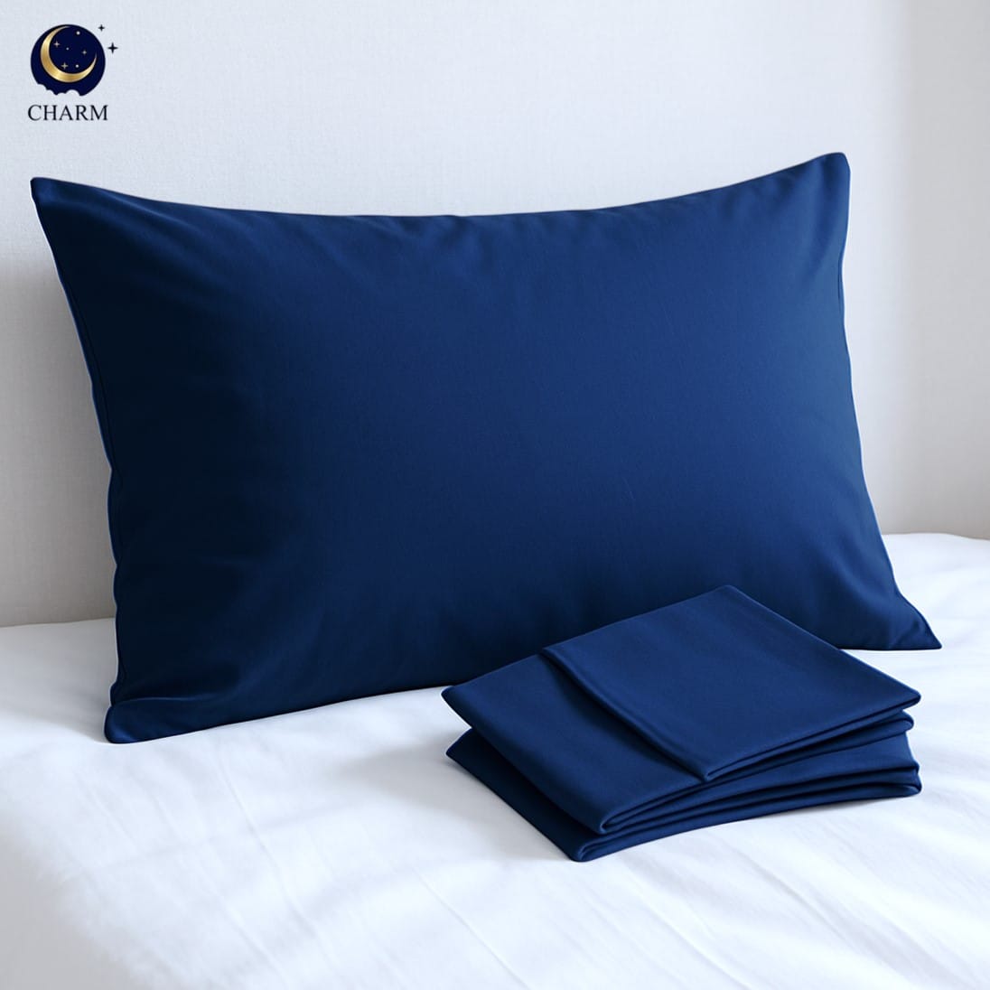 ปลอกหมอนหนุน CHARM CLASSIC ขนาด 20 X 30 นิ้ว สี NAVY BLUE_1